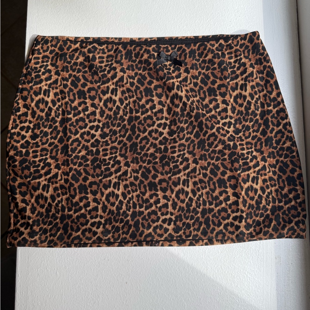 Edikted Wild Patterned Mini Skirt